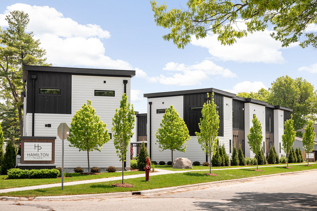 Hamilton Place luxury townhomes in Traverse City